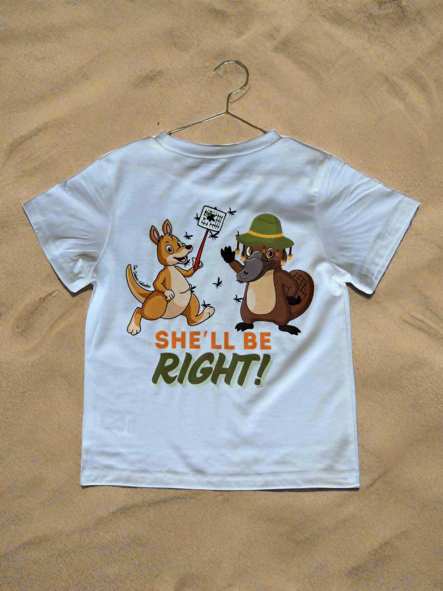 She'll be Right! Kids Tee (Bondi Foam)