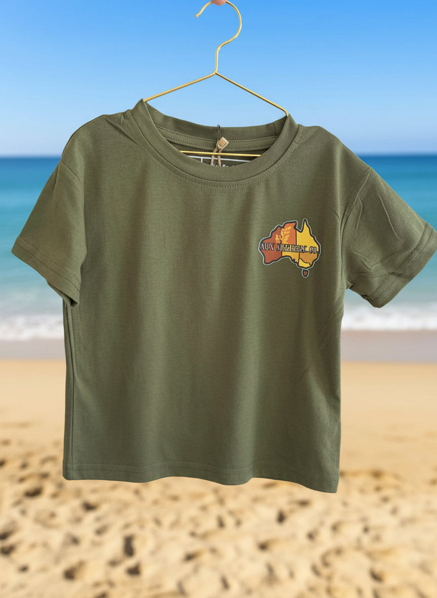 Livin' the Dream Kids Tee (Gumleaf Green)