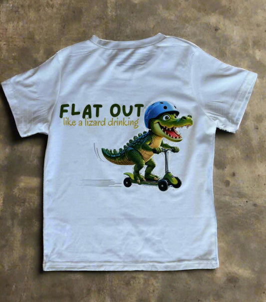 Flat out like a lizard drinking Kids Tee (Bondi Foam)