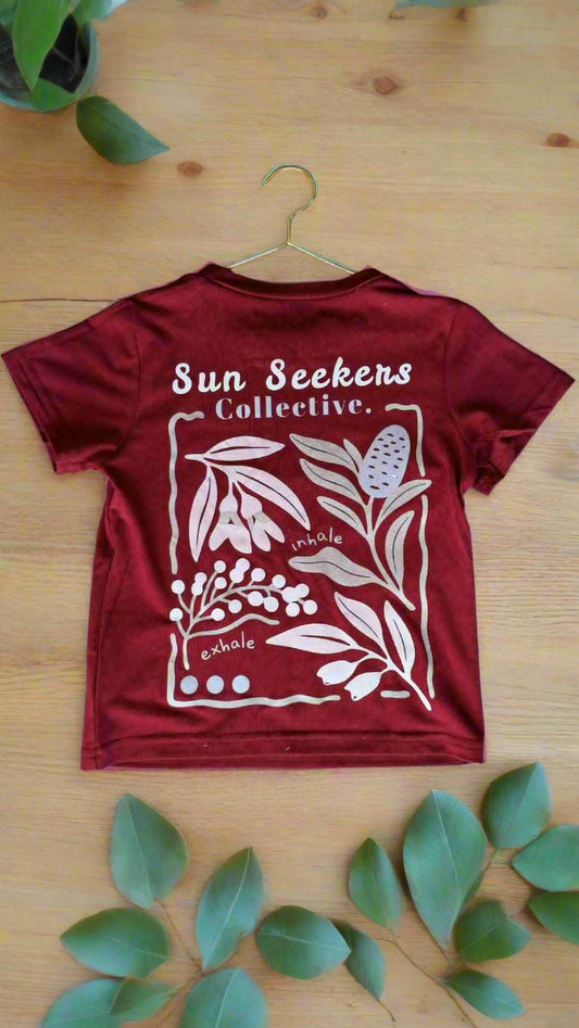 Breathe Kids Tee (Waratah)